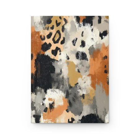 Chic Animal Print Journal, Stylish Notebook for Writers, Creative Planner, Gift for Students, Elegant Matte Finish