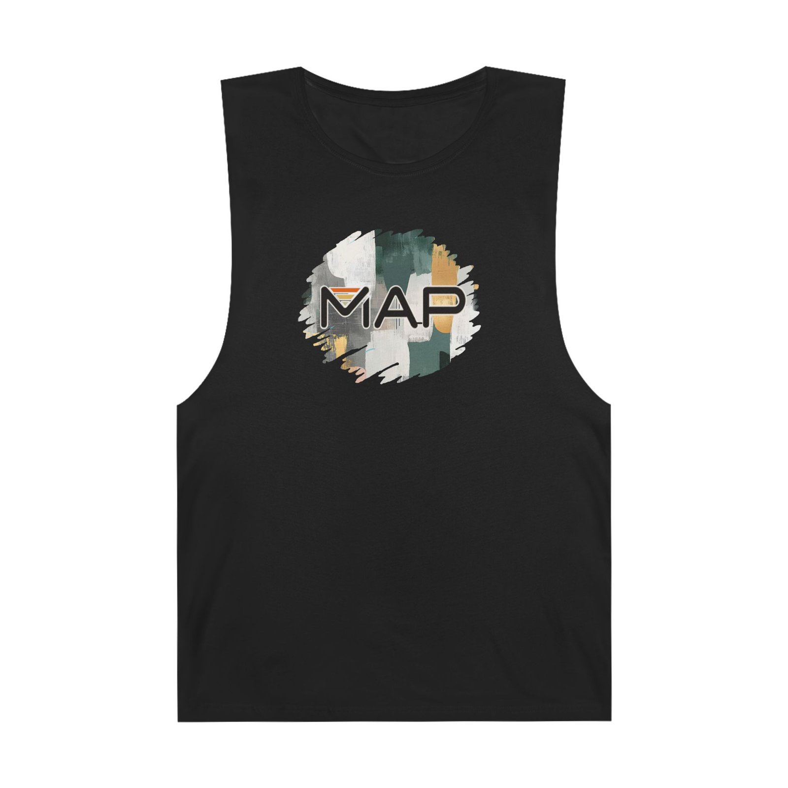 Unisex Barnard Tank Top with Unique MAP Design, Stylish Gym Wear, Casual Summer Top, Workout Tank, Gift for Fitness Enthusiasts - Image 5
