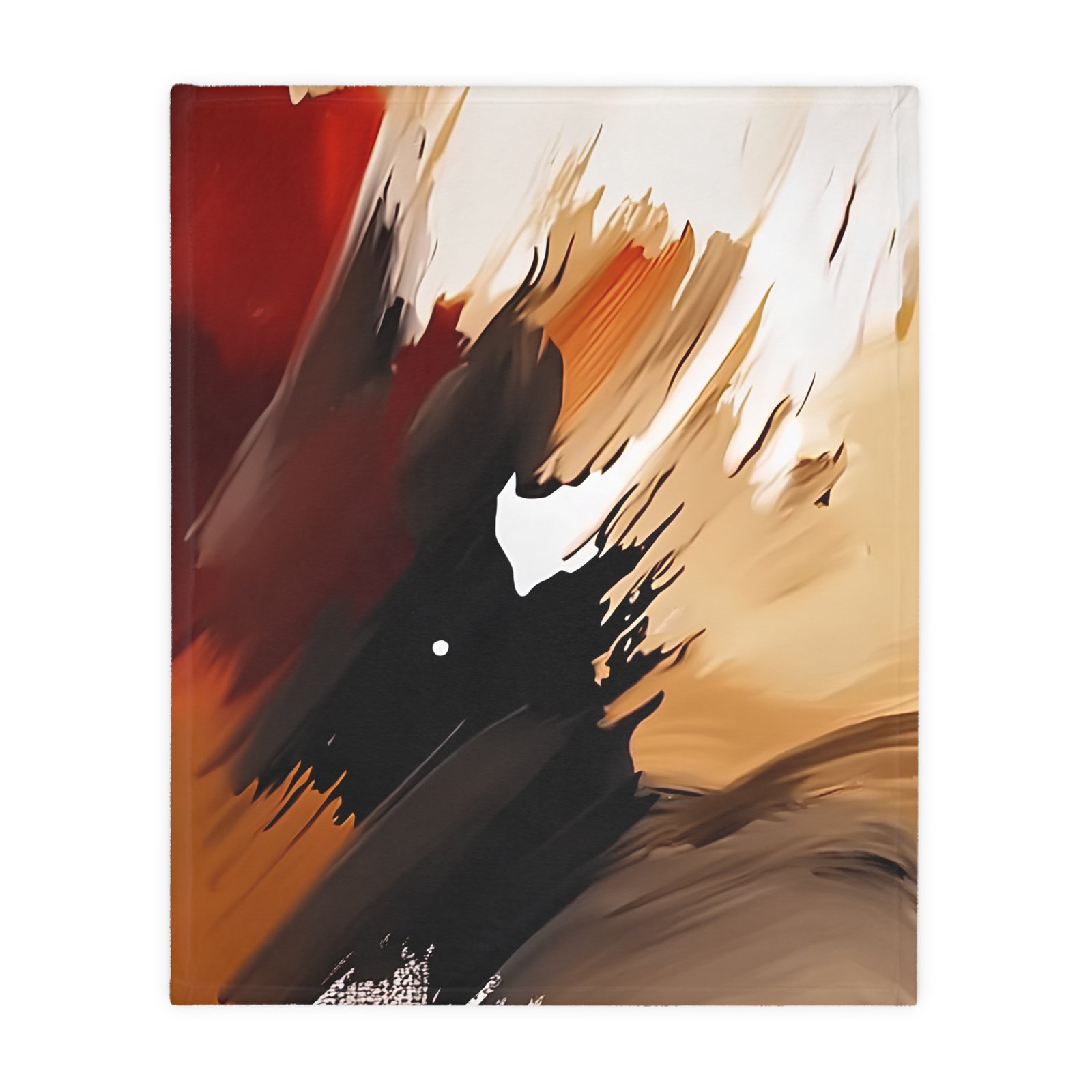 Cozy Abstract Velveteen Blanket, Microfiber Throw, Decorative Home Accent, Warm Gift for All Occasions, Modern Art Style - Image 6