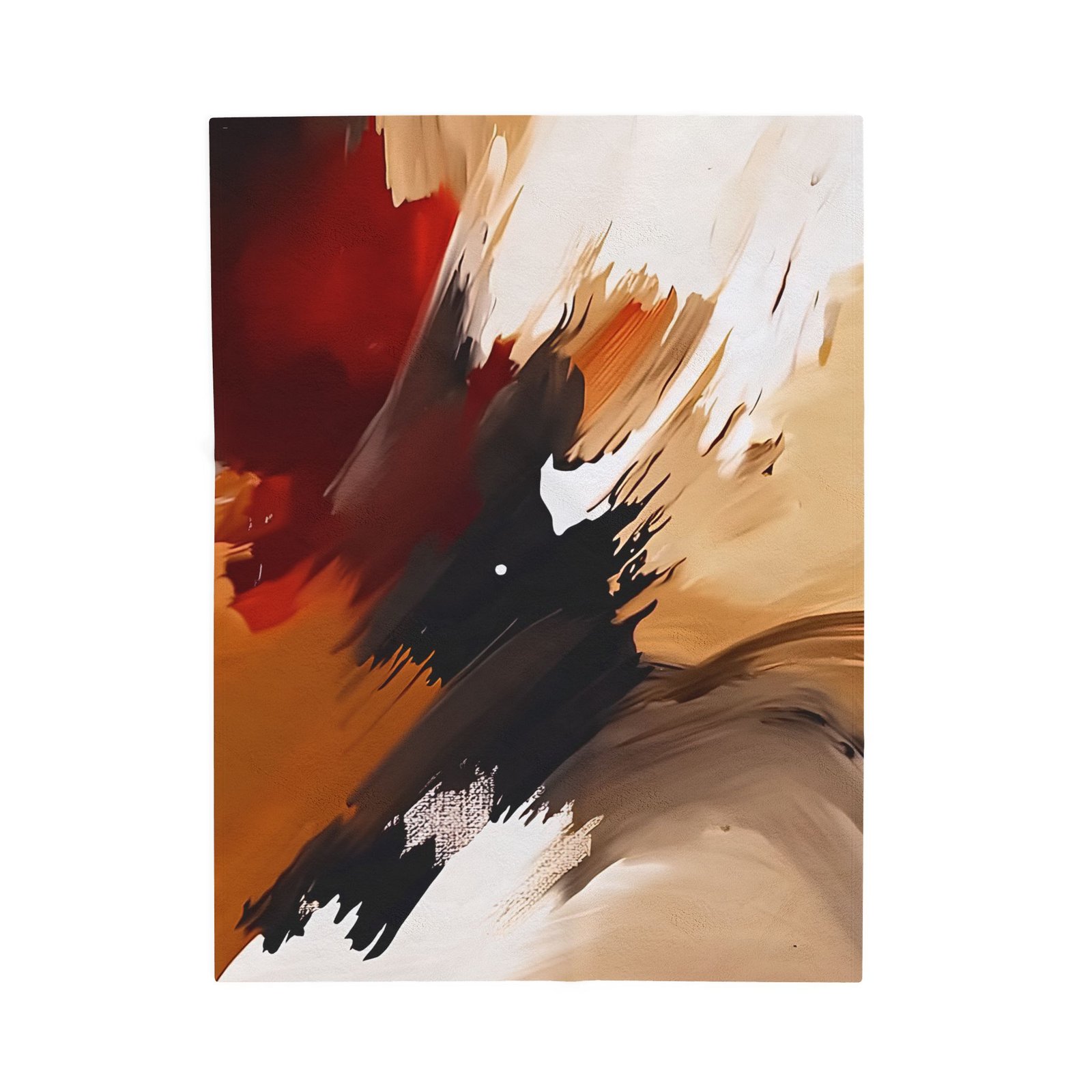 Cozy Velveteen Plush Blanket with Abstract Art, Soft Throw Blanket, Home Decor, Gift for Her, Living Room, Bedroom - Image 9
