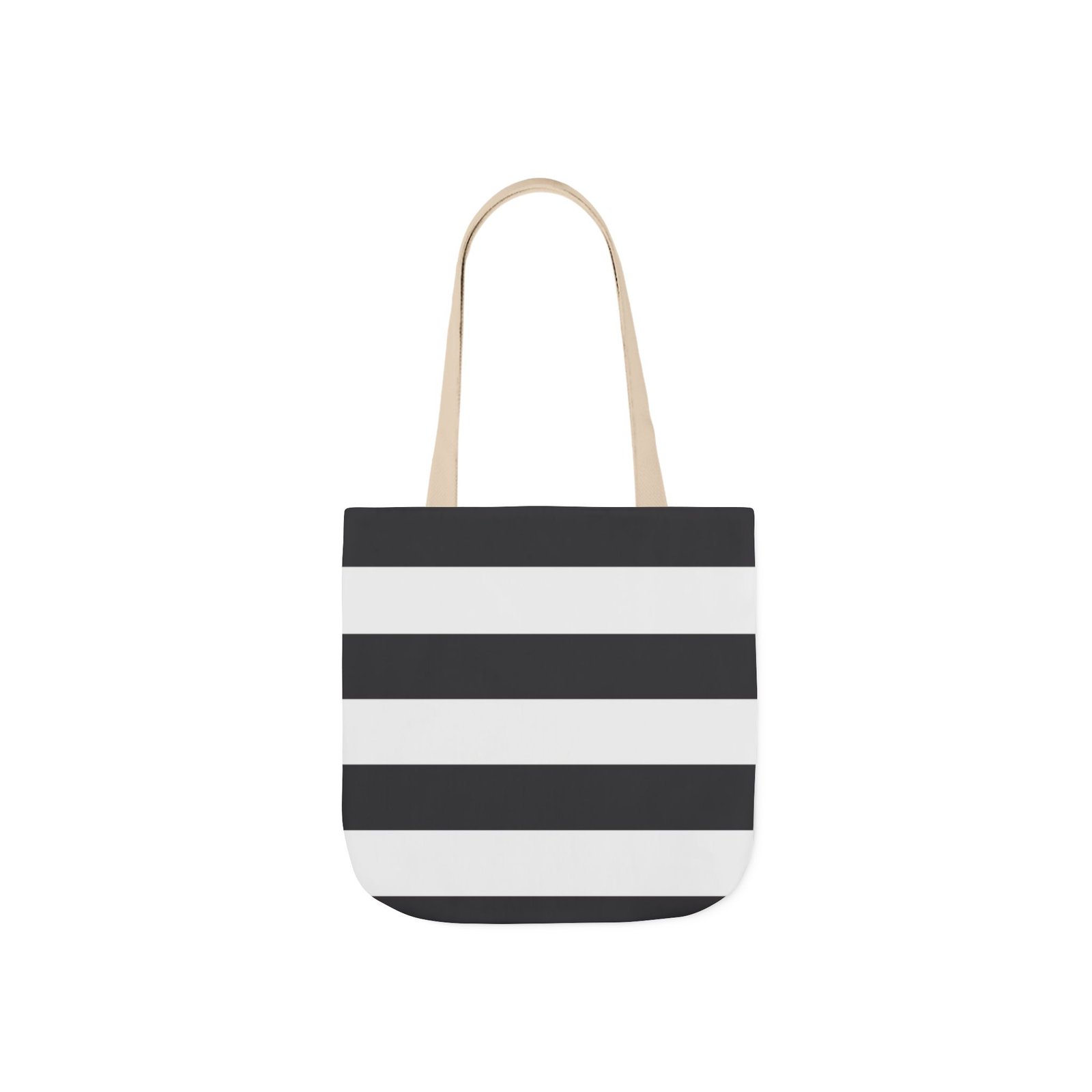 Chic Canvas Tote Bag, Stylish Striped Shopper for Everyday Use, Eco-Friendly Tote for Beach, Grocery, Gift Idea, Summer Accessory - Image 3