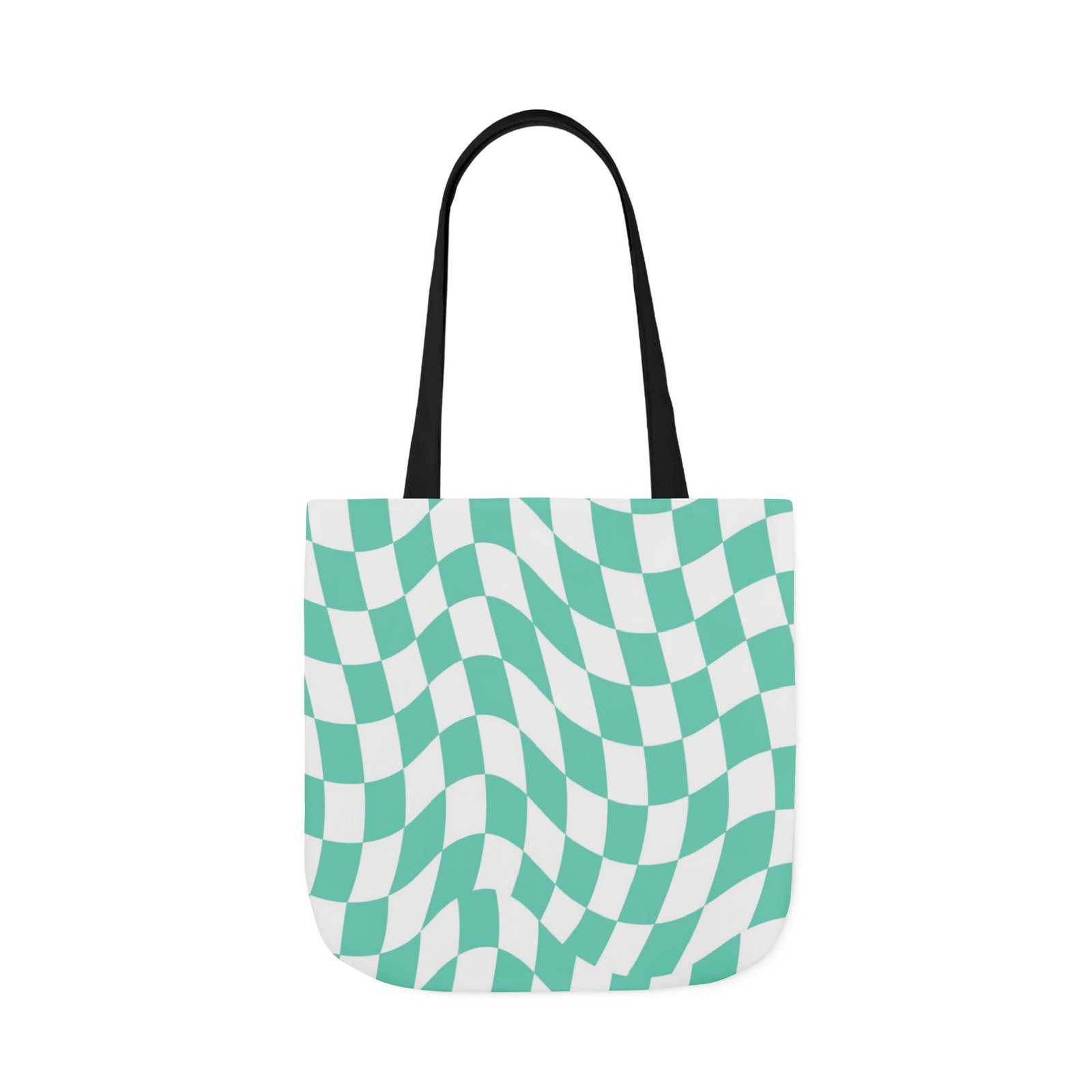 Trendy Checkered Canvas Tote Bag with 5-Color Straps, Eco-Friendly Shopping Bag, Stylish Beach Bag, Fashionable Gym Tote, Unique Gift Idea - Image 47