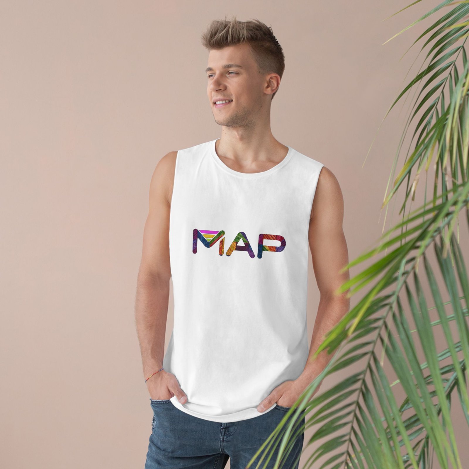 Unisex MAP Barnard Tank Top | Pride Wear, Summer Essential, Casual Outfit, Gift for Him/Her, LGBTQ+ Apparel - Image 3