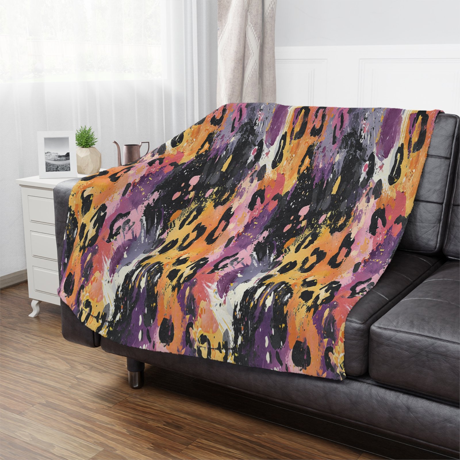 Vibrant Animal Print Minky Blanket | Cozy Throw for Home Décor, Baby Shower Gift, Kids' Room, Nursery Blanket - Image 8