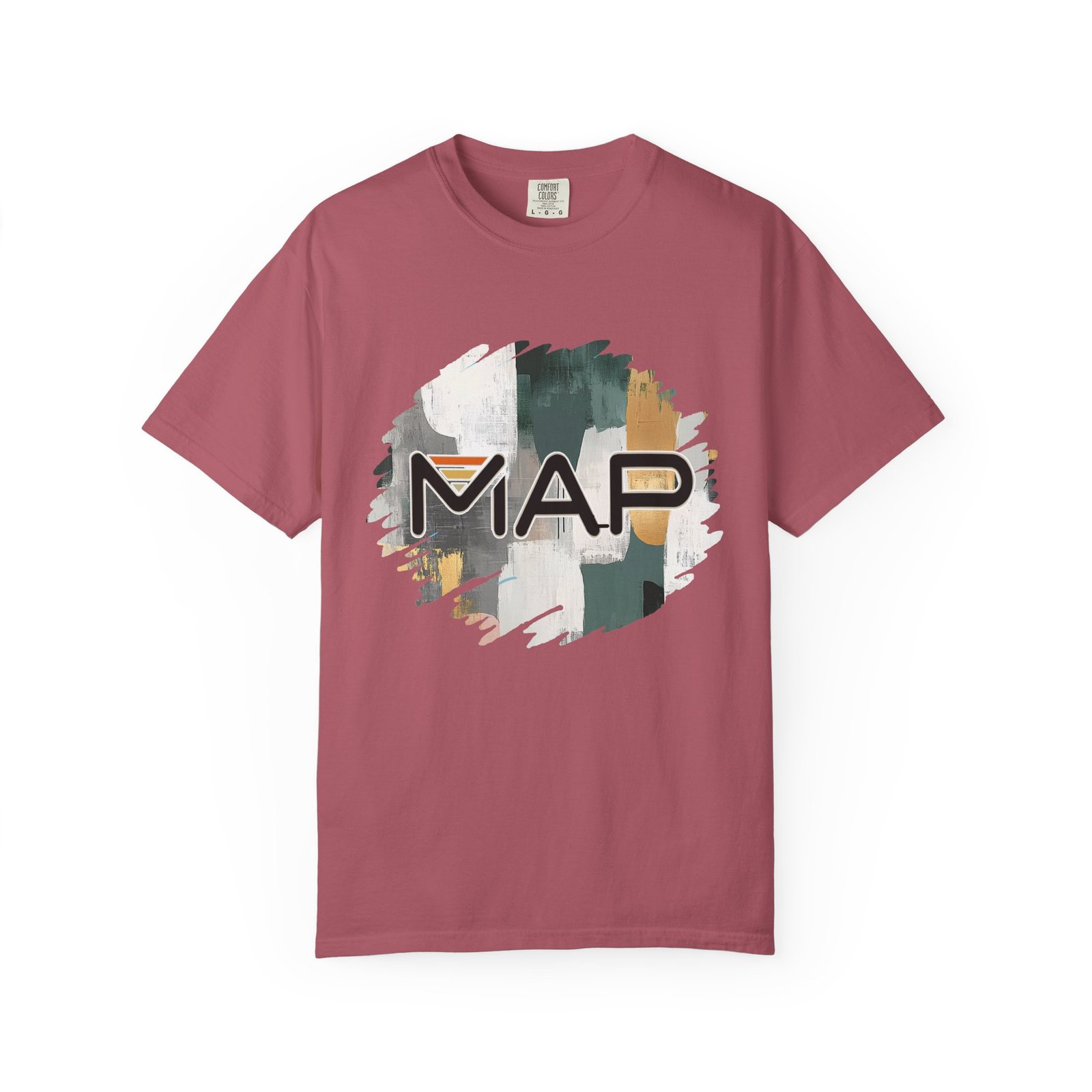 Map-Inspired Unisex Garment-Dyed T-Shirt for Travel Lovers, Casual Wear, Gifts, Outdoor Adventures, Wanderlust Fashion - Image 57