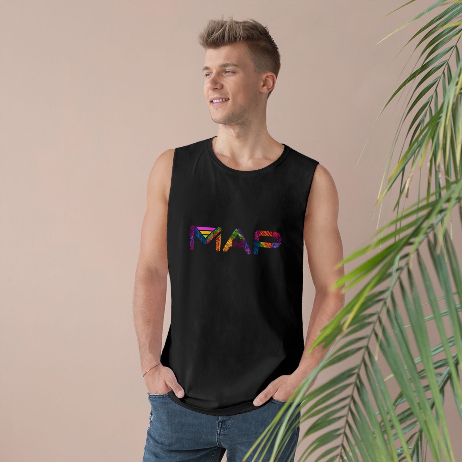 Unisex MAP Barnard Tank Top | Pride Wear, Summer Essential, Casual Outfit, Gift for Him/Her, LGBTQ+ Apparel - Image 7