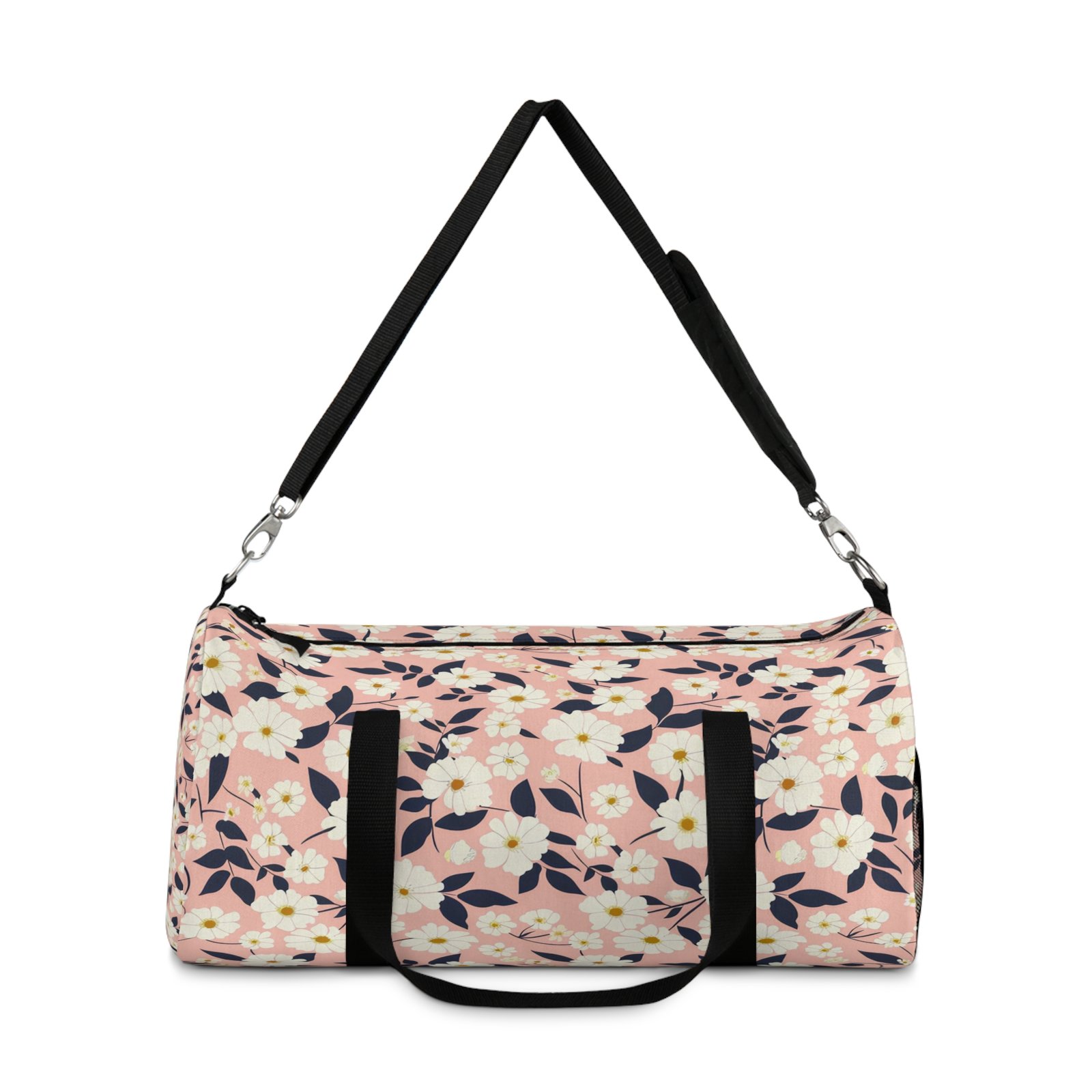 Floral Print Duffel Bag | Gym, Travel, Weekend Getaway, Overnight Bag, Sporty Style - Image 2