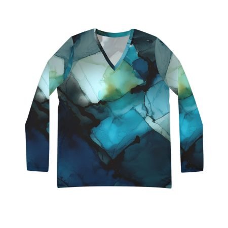 Women's Long Sleeve V-neck Shirt