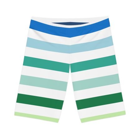 Colorful Women's Bike Shorts, Athletic Cycling Shorts, Summer Fitness Wear, Workout Gear for Women, Outdoor Sports Apparel, Activewear