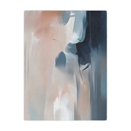 Abstract Serenity Minky Blanket | Cozy Throw for Home Decor, Perfect Gift for Baby Shower, Nursery, Birthday