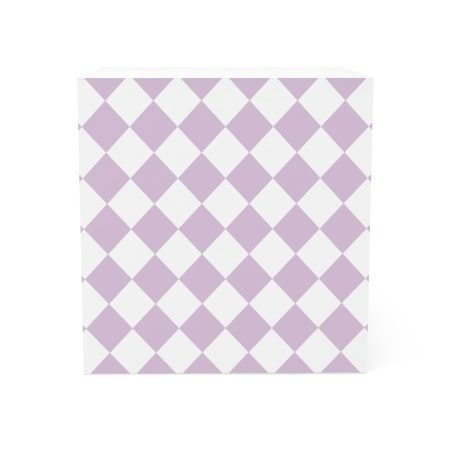 Charming Lavender Note Cube, Desk Organizer, Cute Stationery, Gift for Office, Writing Notes, Home Decor