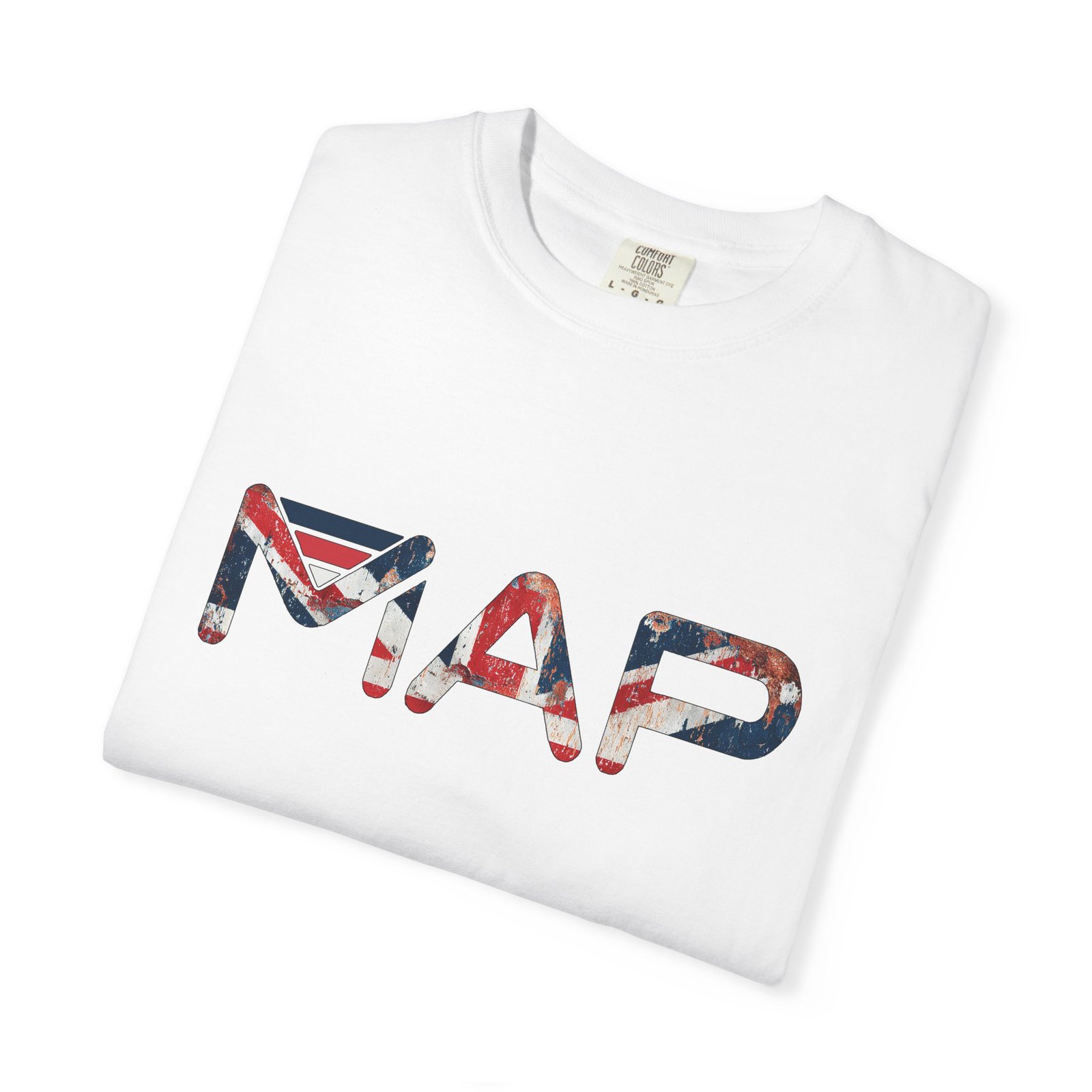Map Graphic Unisex Garment-Dyed T-Shirt, Travel Tee, Casual Wear, Adventure T-Shirt, Gift for Travelers, Summer Wardrobe - Image 3