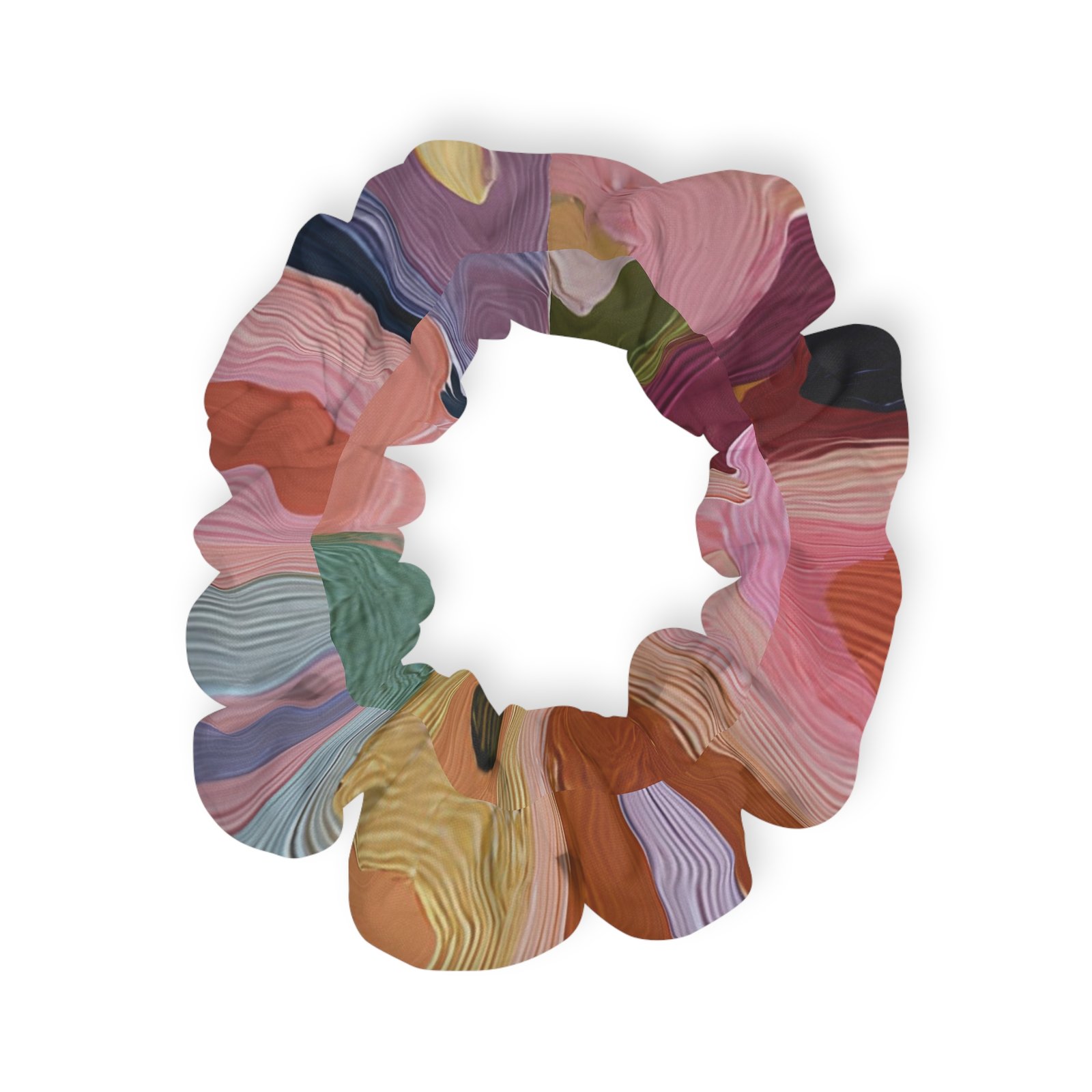 Chic Boho Scrunchie, Hand-Dyed Hair Accessory, Perfect for Everyday Wear, Gifts, Festivals, and Special Occasions - Image 2