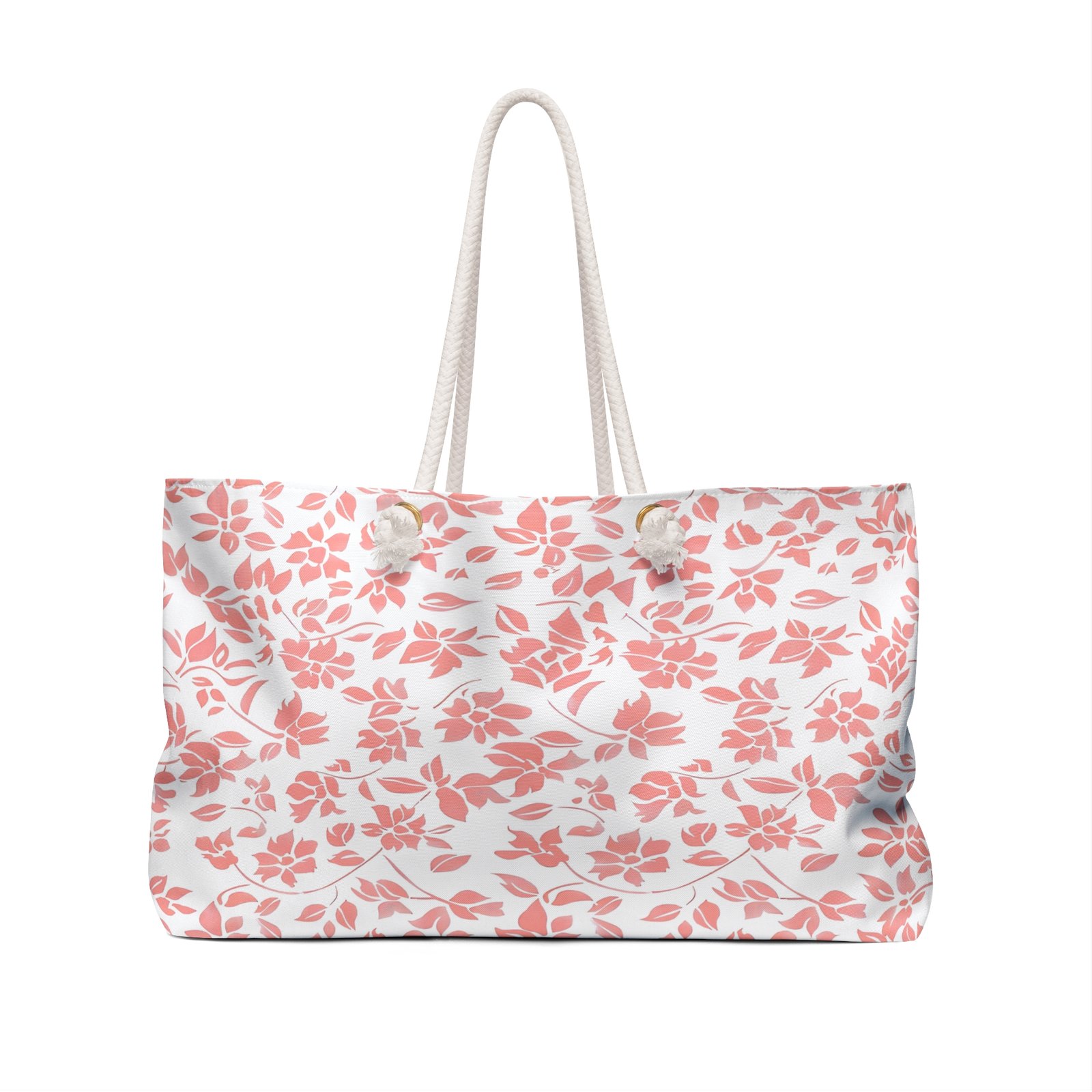 Floral Weekender Bag, Travel Tote, Beach Bag, Spa Day Essential, Weekend Getaway Accessory - Image 2