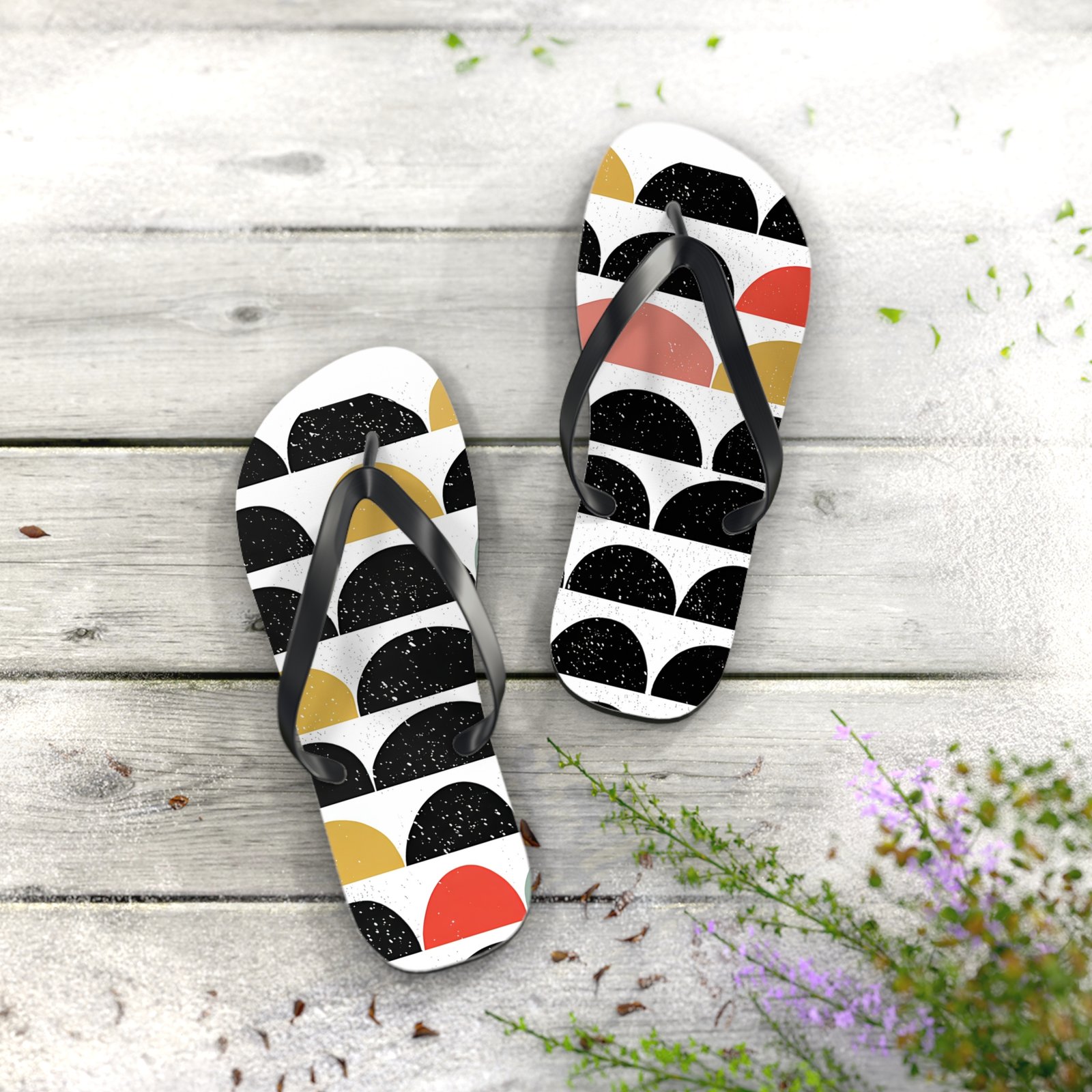 Chic Summer Flip Flops, Stylish Beach Wear, Trendy Sandals, Vacation Footwear, Pool Party Essentials, Gift for Her - Image 4