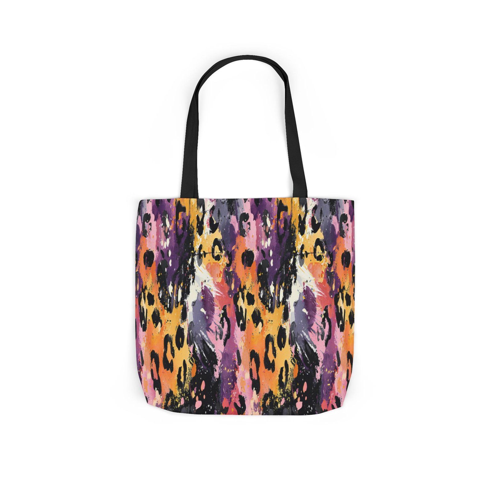 Vibrant Leopard Print Canvas Tote Bag, Colorful Shopping Bag, Stylish Everyday Tote, Eco-Friendly Gift, Beach or Grocery Bag - Image 48