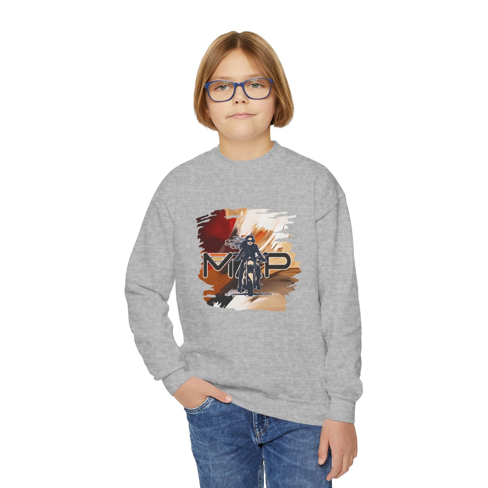 Youth Crewneck Sweatshirt for Adventurous Spirits | Cool Graphic Gear for Kids, Perfect for Casual Days, Birthdays, Holidays - Image 11