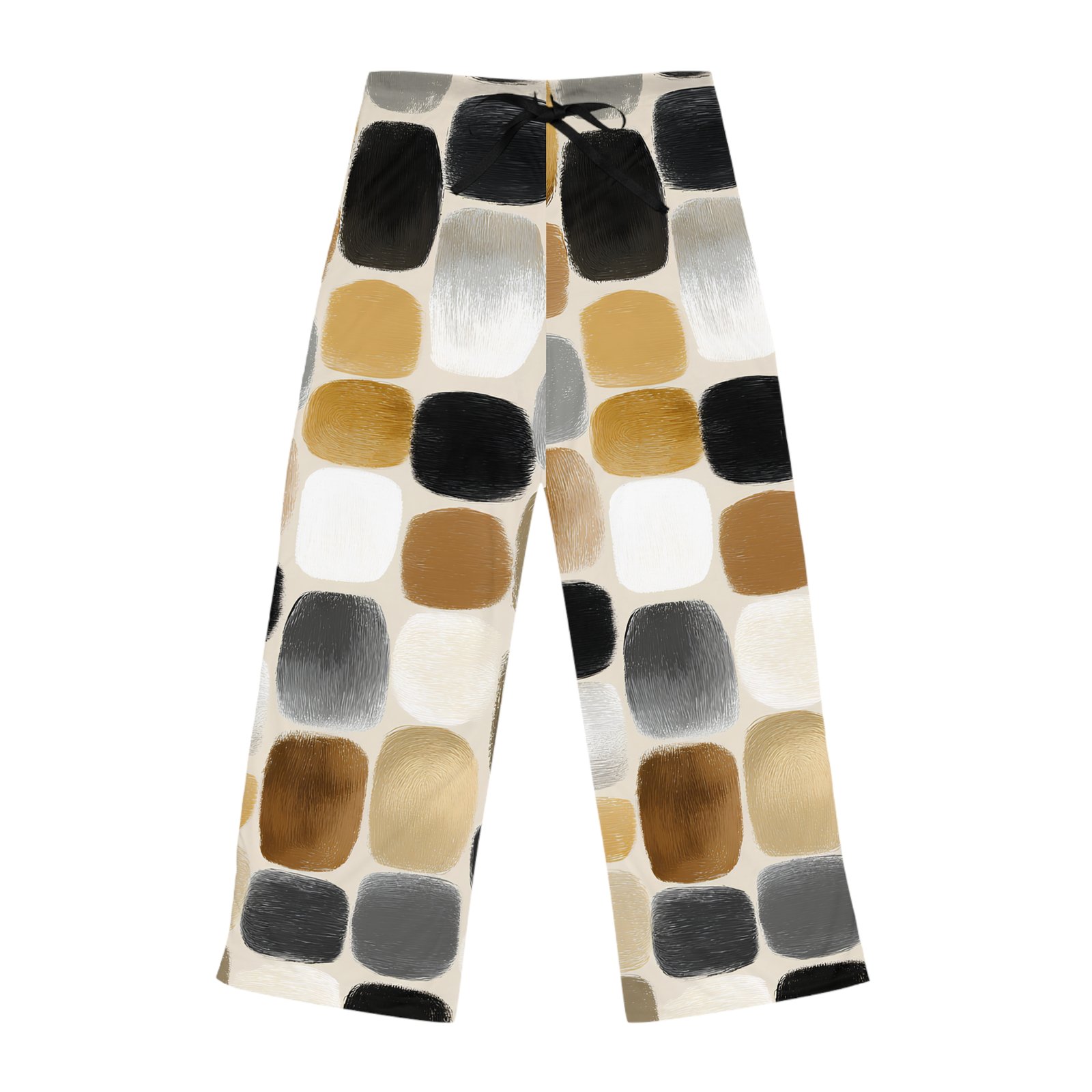 Chic Women's Pajama Pants in Modern Abstract Design, Cozy Sleepwear, Casual Lounge Pants, Gift for Her, Relaxation Attire