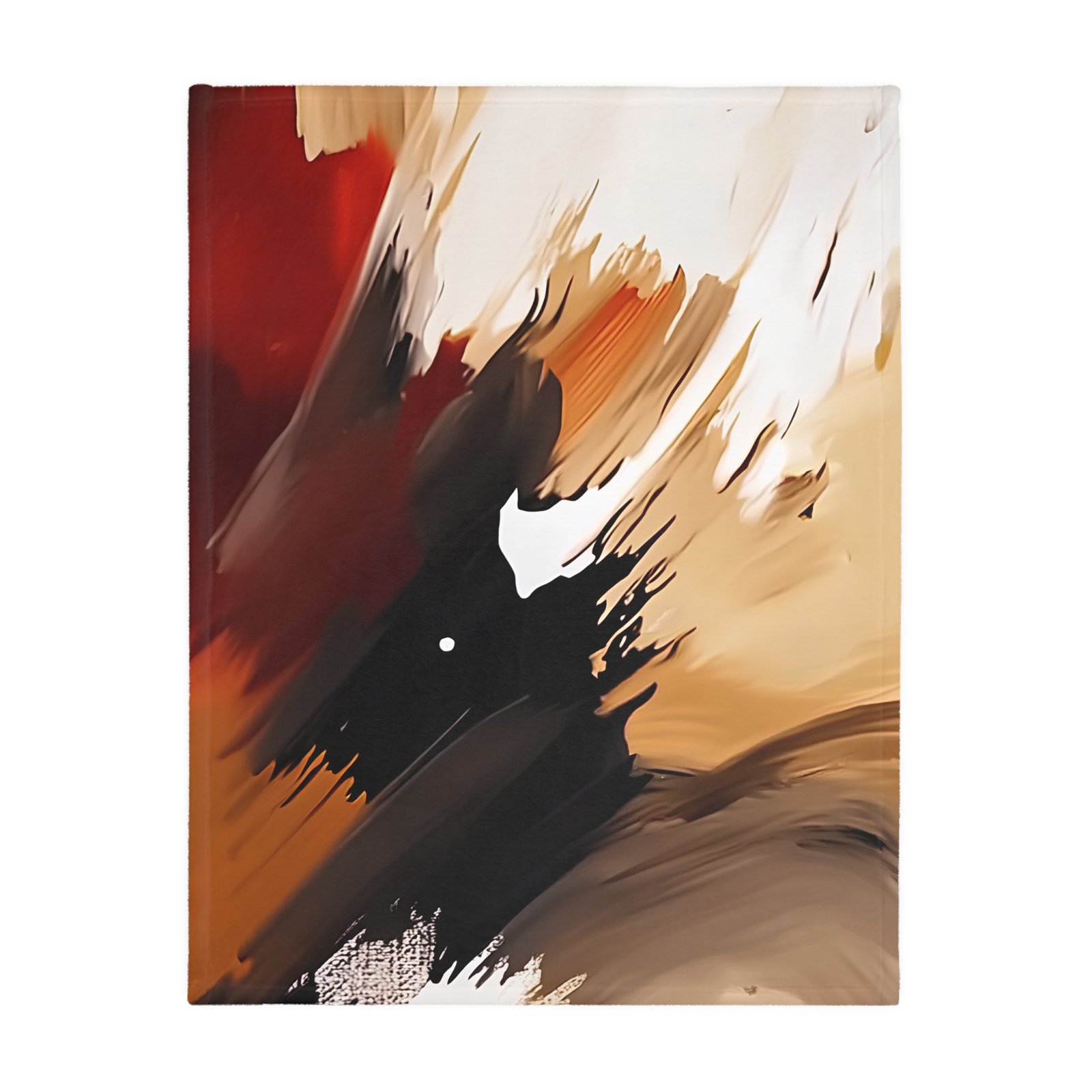 Cozy Abstract Velveteen Blanket, Microfiber Throw, Decorative Home Accent, Warm Gift for All Occasions, Modern Art Style - Image 2