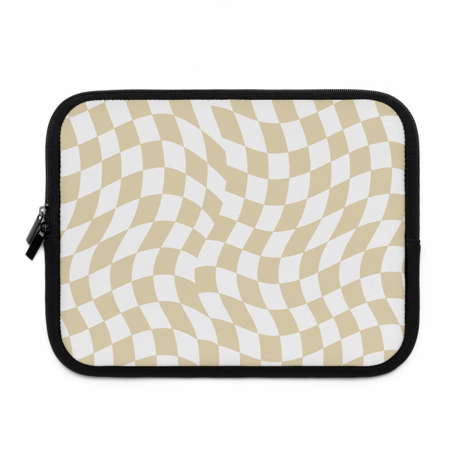 Stylish Laptop Sleeve with Modern Checkered Design, Tech Bag, Computer Case, Gift for Students, Minimalist Laptop Protector - Image 5