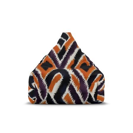 Vibrant Patterned Bean Bag Chair Cover - Cozy Decor for Living Rooms, Kids Rooms, Playrooms, Casual Gatherings