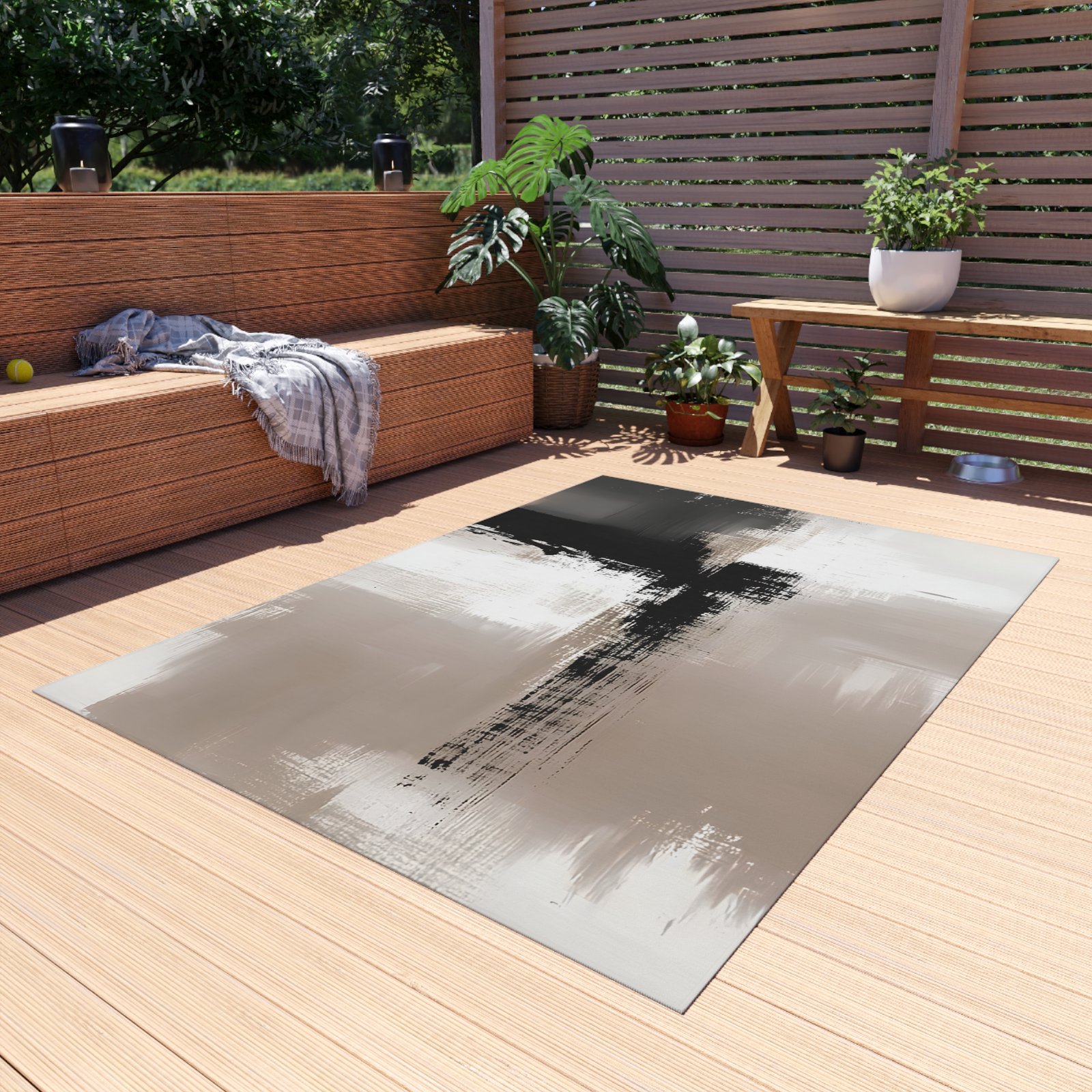 Stylish Outdoor Rug - Modern Floor Mat for Patio, Garden, Deck, Porch Decor, Versatile Area Rug, Home Decoration - Image 15