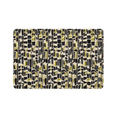 Stylish Pet Food Mat - Modern Geometric Design, Pet Feeding Station Decor, Cat or Dog, Kitchen Accessories, Pet Lover Gift