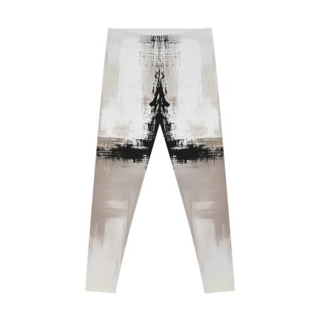 Chic Abstract Stretchy Leggings - Comfortable Athletic Wear, Yoga Pants, Daily Activewear, Trendy Fitness Gear, Unique Gift