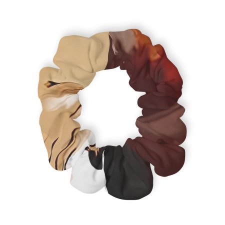 Chic Abstract Scrunchie - Stylish Hair Accessories for Everyday Wear, Gifts for Her, Birthday Present, Fashion Hair Ties, Cute Hair Bands