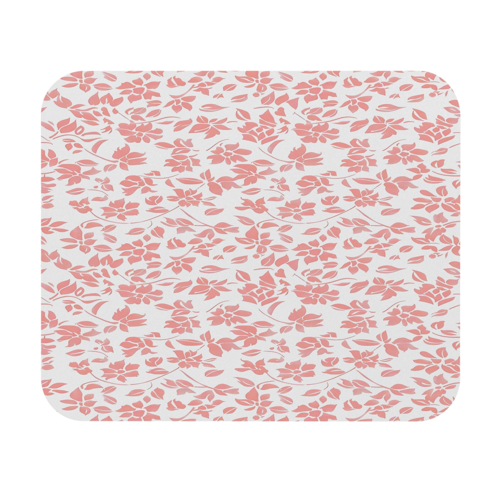 Floral Mouse Pad, Stylish Desk Accessory for Home Office, Computer Mousepad, Gift for Her, Pink Floral Design, Aesthetic Office Decor