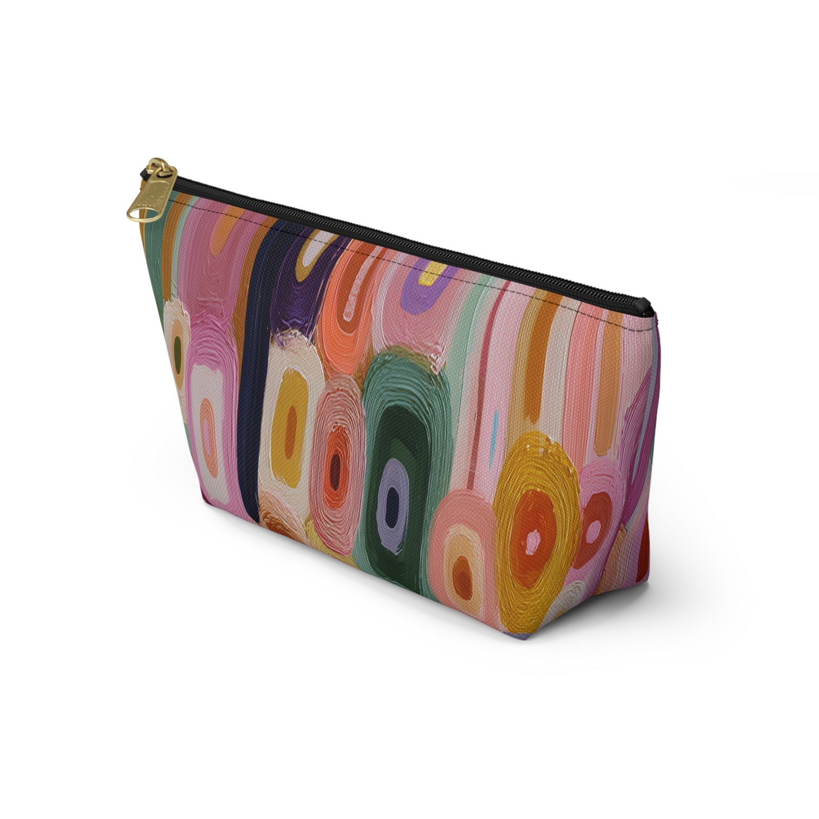 Colorful Accessory Pouch for Everyday Use, Makeup Bag, Travel Organizer, Artistic Gift for Her, Unique Pencil Case - Image 3