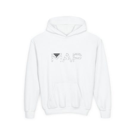 Youth Hooded Sweatshirt with 'MAP' Design - Perfect for Travel Lovers, Gift for Kids, Cozy Wear, Outdoor Adventure, Vacation Style