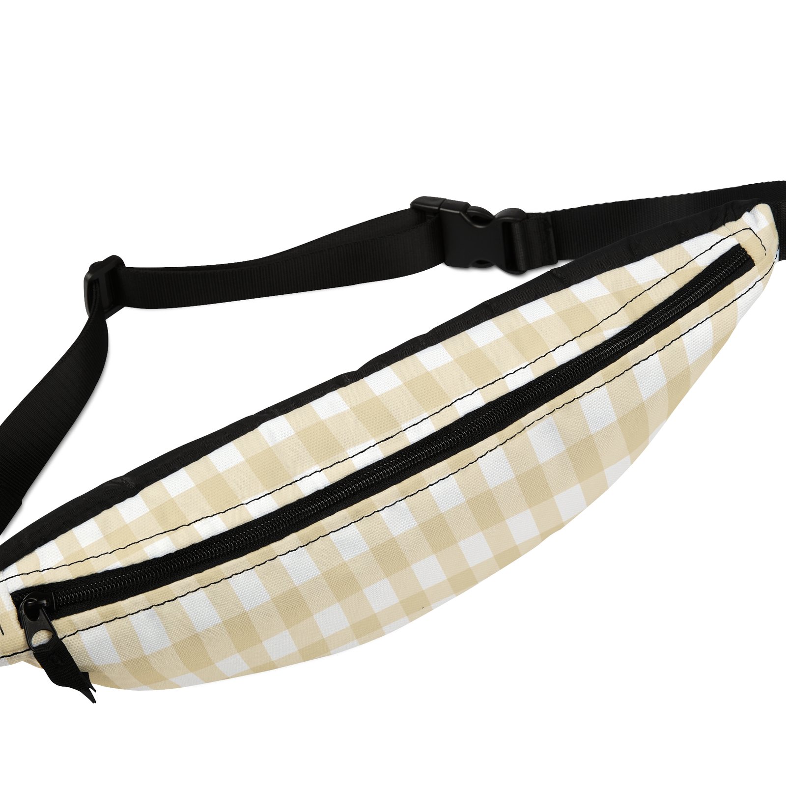 Chic Gingham Fanny Pack - Trendy Belt Bag for Festivals, Travel, and Everyday Use | Perfect for Gifts and Outdoor Adventures - Image 2