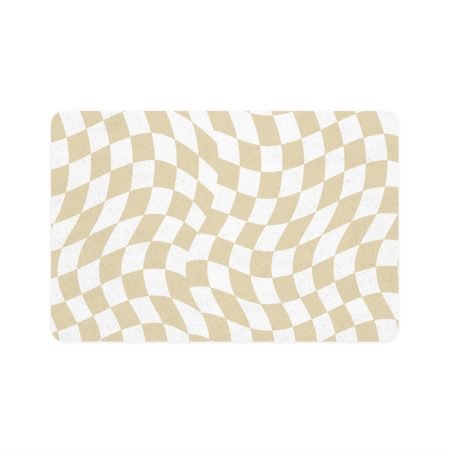 Chic Pet Food Mat for Stylish Feeding Station, Modern Pet Decor, Dog Cat Feeding, Unique Kitchen Accessory, Gift for Pet Lovers, 12x18