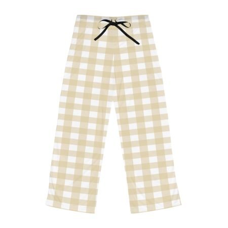 Cozy Women's Pajama Pants - AOP Plaid Lounge Wear, Comfy Sleepwear, Perfect for Relaxing & Gifts, Cute PJs for Home