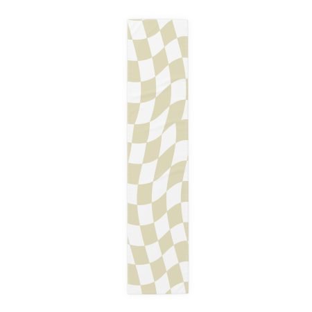 Stylish Checkered Table Runner, Chic Home Decor, Dining Table Accent, Perfect for Parties, Weddings, and Seasonal Gatherings