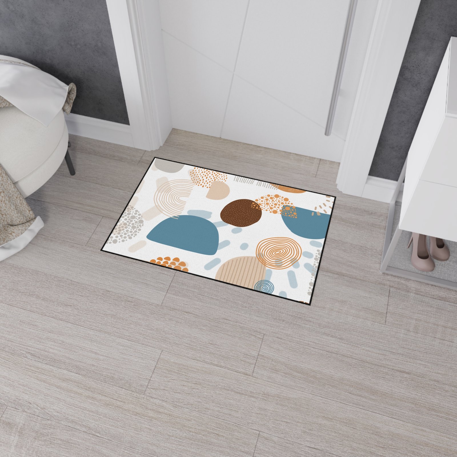 Stylish Heavy Duty Floor Mat - Durable Entryway Decor, Home Kitchen Mat, Non-Slip Area Rug, Modern Design, Versatile Indoor Use - Image 12