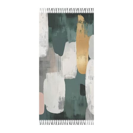 Boho Beach Towel, Vibrant Abstract Design, Perfect for Summer, Pool Days, Travel, Gifts, Home Decor