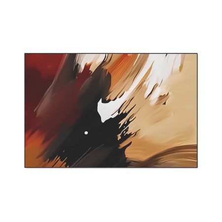 Vibrant Abstract Floor Mat | Non-Slip Welcome Mat, Indoor Rug, Entryway Decor, Home Office Accessory, Artistic Floor Art