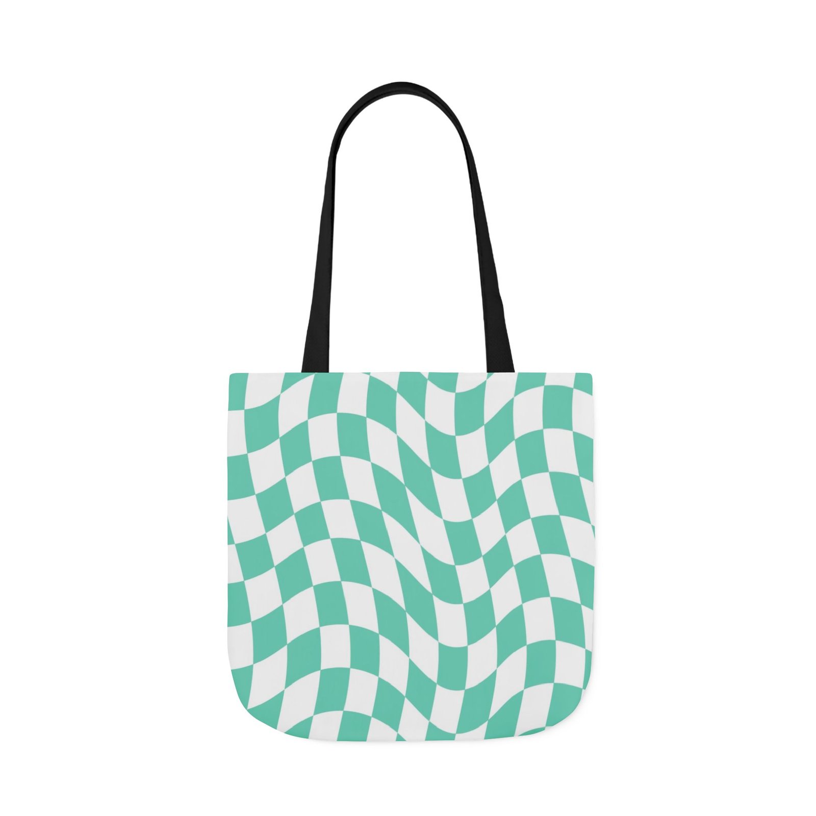 Trendy Checkered Canvas Tote Bag with 5-Color Straps, Eco-Friendly Shopping Bag, Stylish Beach Bag, Fashionable Gym Tote, Unique Gift Idea - Image 45