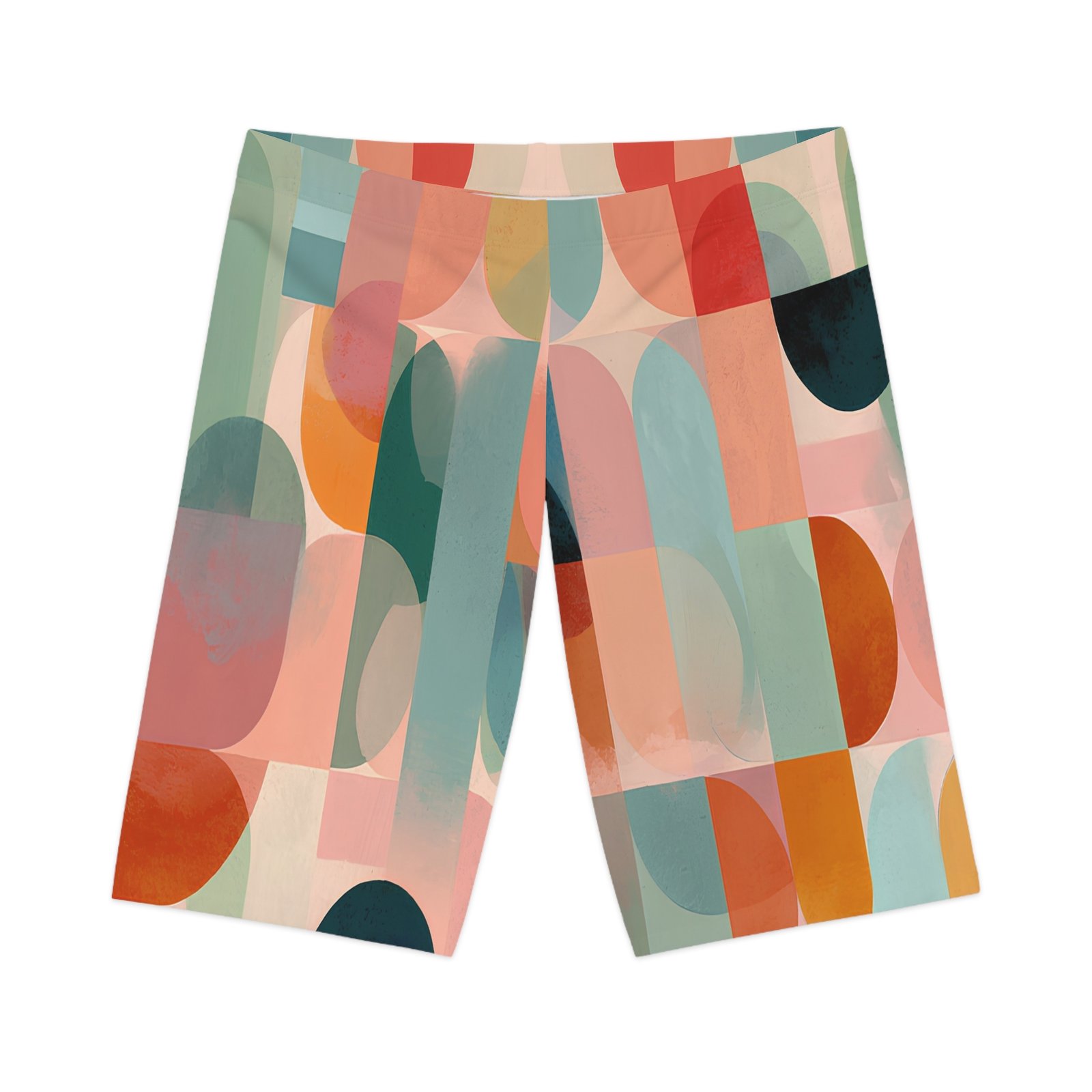 Vibrant Women's Bike Shorts, Comfortable Cycling Shorts, Fitness Apparel, Outdoor Recreation, Summer Style, Colorful Activewear