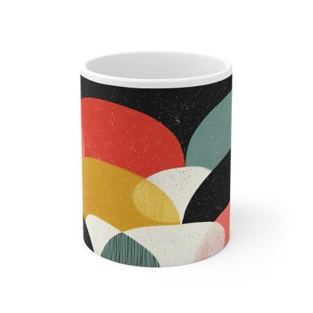 Abstract Modern Art Mug, Colorful Coffee Cup, Unique Gift for Art Lovers, Home Decor, Birthday, Coffee Lover's Present