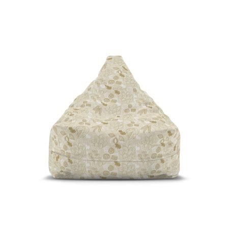 Cozy Floral Bean Bag Chair Cover | Relaxing Lounge Décor, Indoor Comfort, Living Room Vibes, Gift for Home, Cozy Spaces