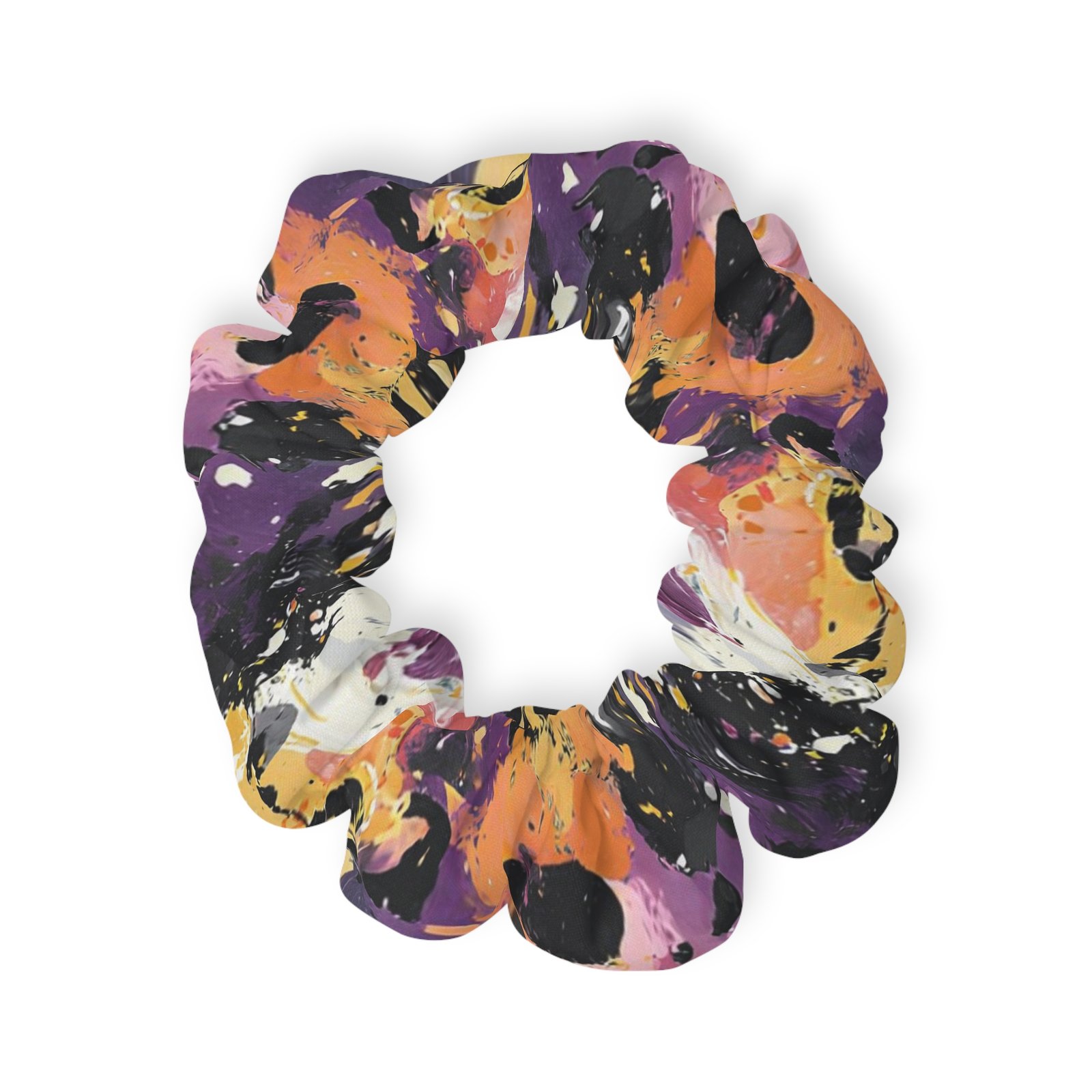 Chic Marble Scrunchie, Colorful Hair Accessory, Perfect for Parties, Gifts, Festivals, Trendy Hairstyle