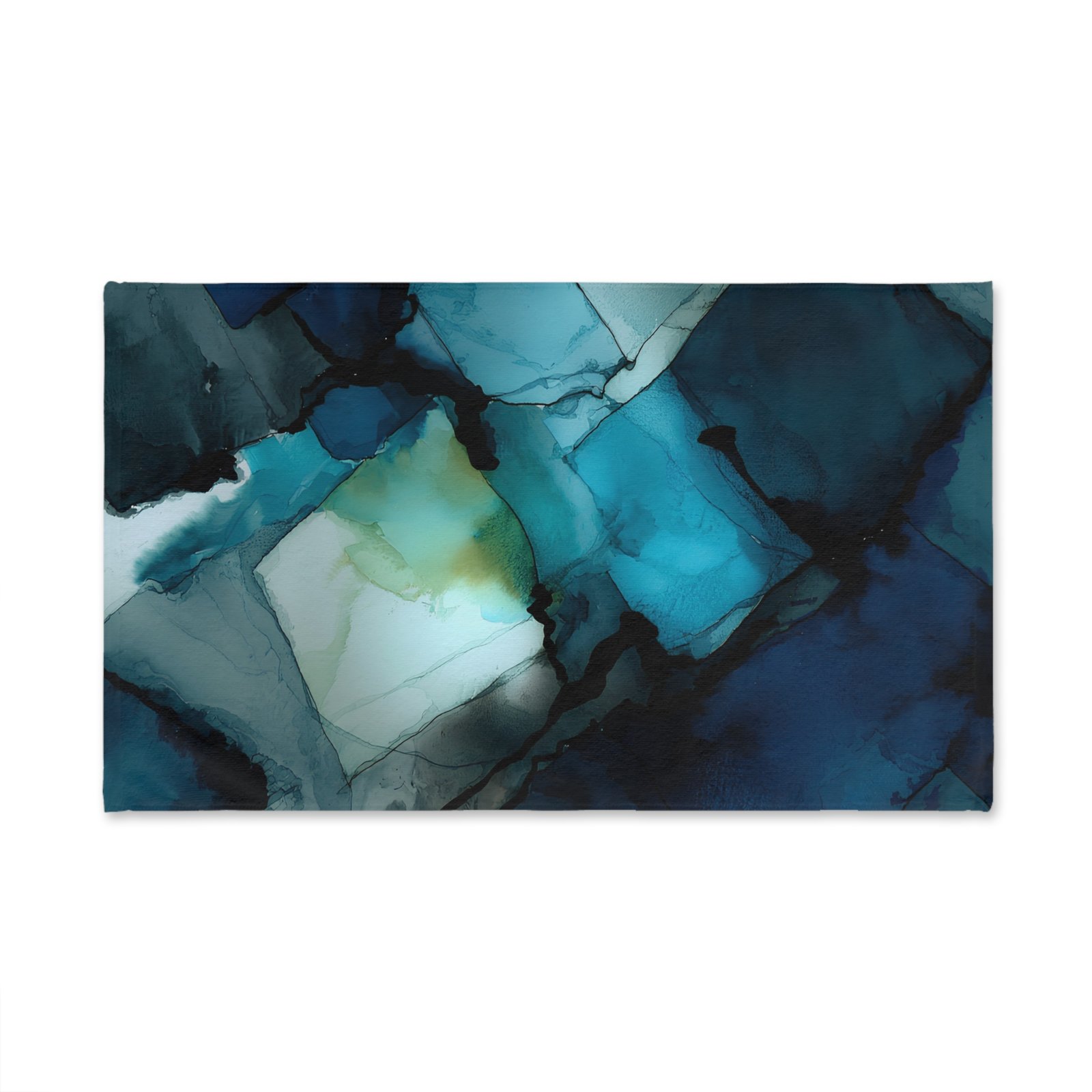 Elegant Abstract Hand Towel, Modern Home Decor, Kitchen Towel, Bathroom Linen, Housewarming Gift - Image 2