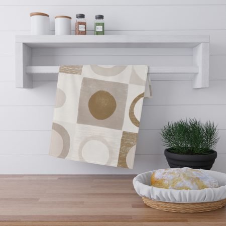 Chic Modern Tea Towels, Kitchen Decor, Farmhouse Style, Gift for Hostess, Elegant Home Essentials, Vintage-Inspired Design