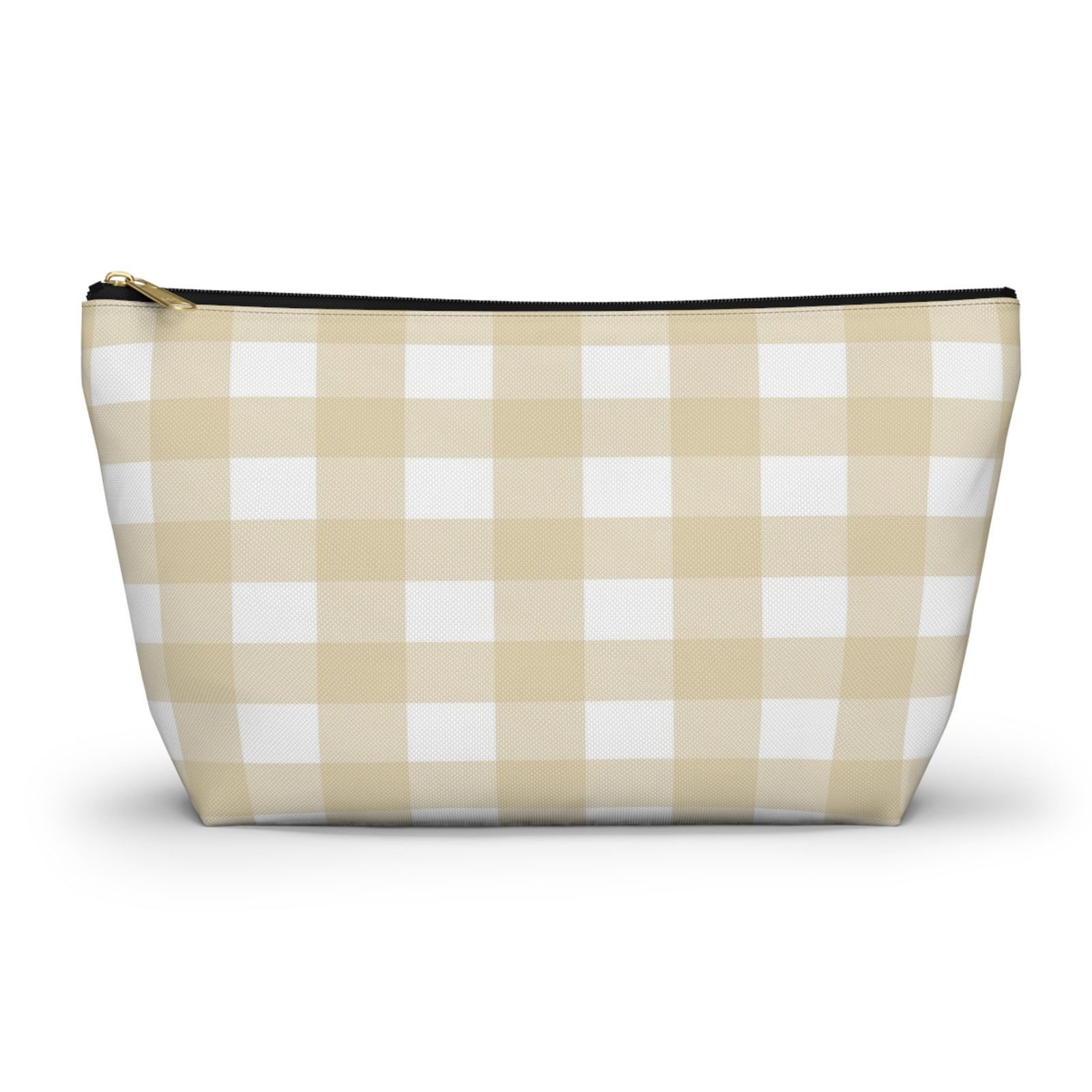 Chic Gingham Accessory Pouch, Stylish Makeup Bag, Travel Organizer, Gift for Her, Handbag Essentials