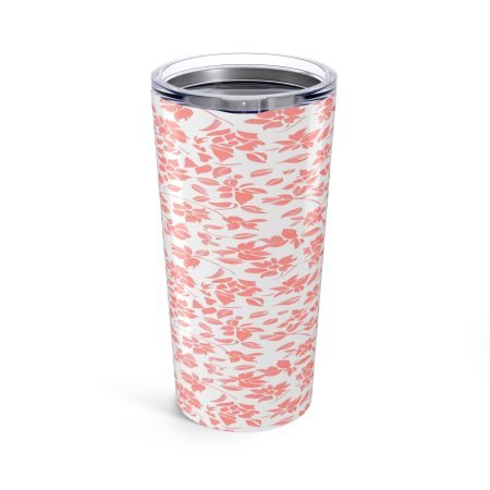 Chic Floral Tumbler 20oz - Stylish Travel Mug, Perfect Gift for Mothers Day, Birthday, Tea and Coffee Lovers, Home Office