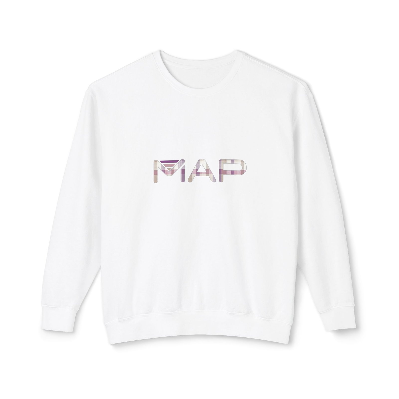 Map-Inspired Unisex Crewneck Sweatshirt | Casual Wear, Gift for Adventurers, Travel Inspiration, Lightweight Pullover, Everyday Style