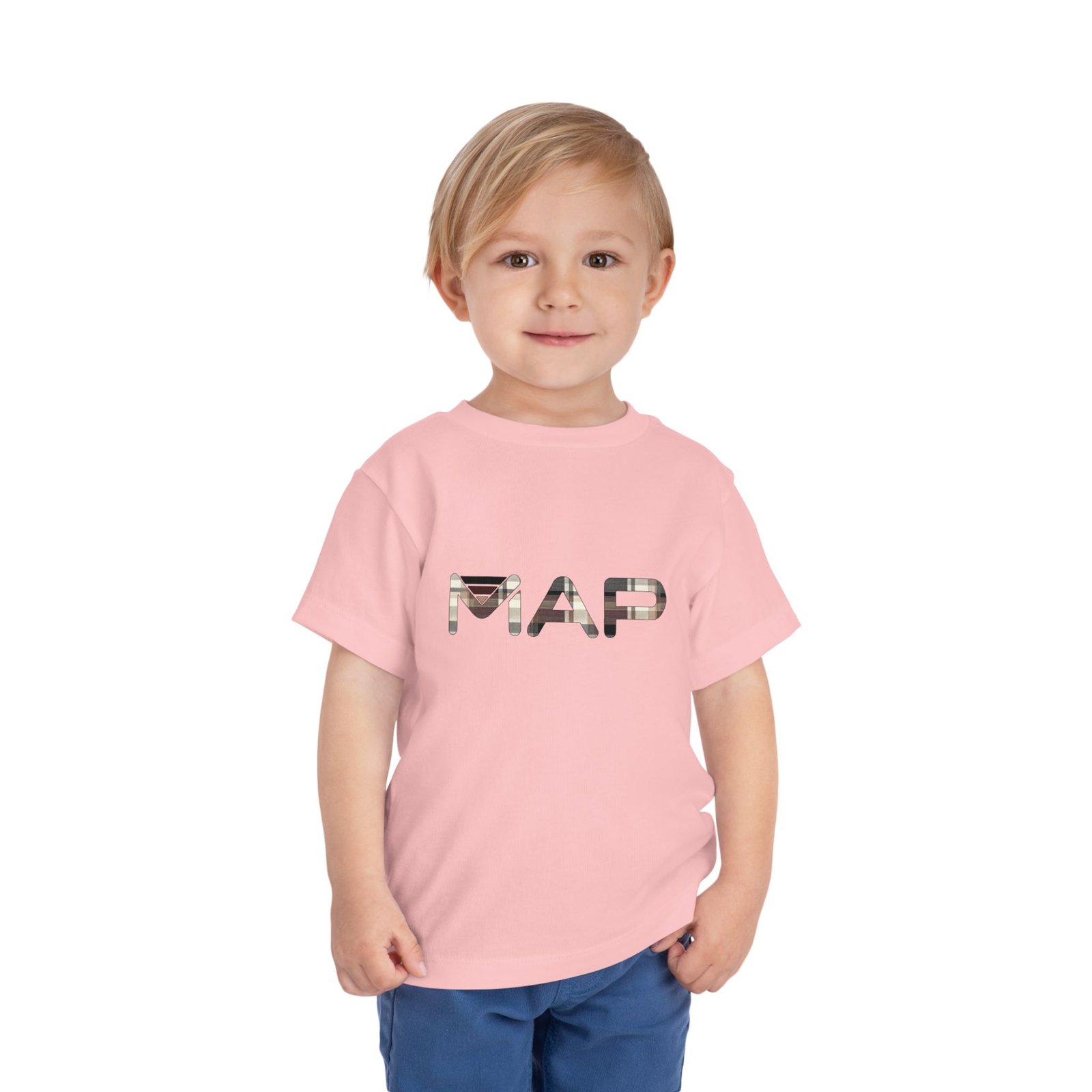 Toddler Short Sleeve Tee with 'MAP' Design - Cute Kids' T-Shirt, Adventure Tee, Toddler Gift, Playwear, Travel Shirt - Image 35